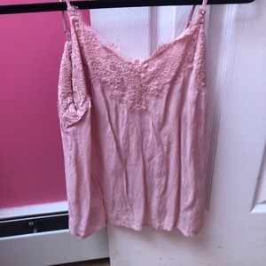 Pink tank top from Abercrombie